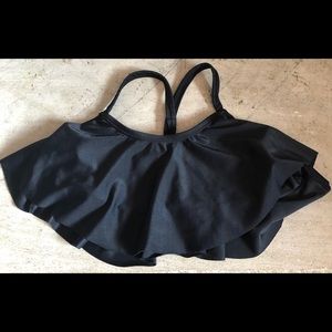 Old Navy Girls Black Bikini Swimsuit Set